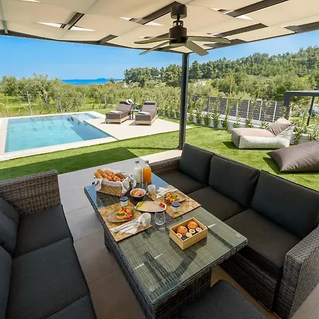 Topaz Suite With Private Pool - Pefkohori Halkidki Πευκοχώρι